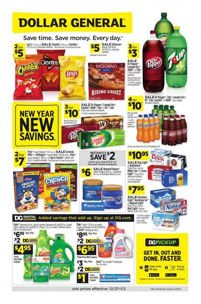Dollar General (FL) Weekly Ad Flyer December 27 to January 2