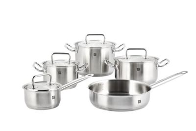 ZWILLING TWIN CLASSIC 9 PIECE 18/10 STAINLESS STEEL COOKWARE SET For $169.99 At ZWILLING J.A. HENCKELS SHOP Canada