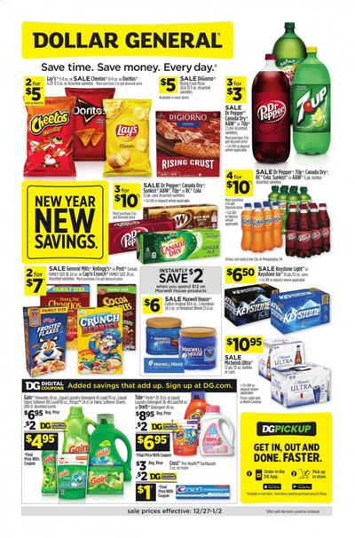 Dollar General (NC) Weekly Ad Flyer December 27 to January 2