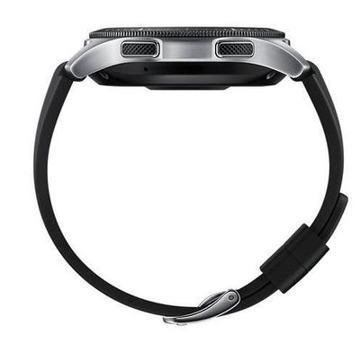 Samsung Galaxy Watch with Bluetooth - 46mm - Silver / Black^ - Reconditioned (SM-R800NZSAXAR) For $198.00 At Visions Electronics Canada