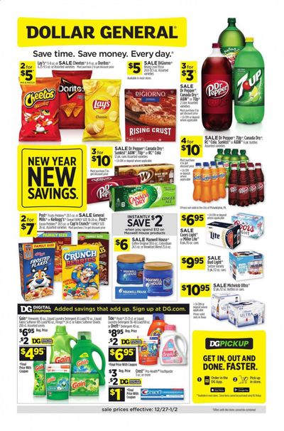 Dollar General (TX) Weekly Ad Flyer December 27 to January 2