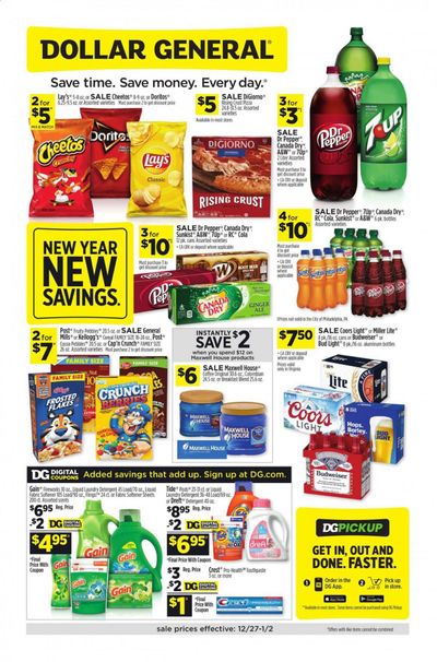 Dollar General (VA) Weekly Ad Flyer December 27 to January 2