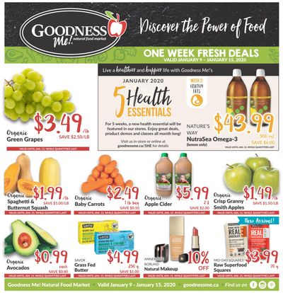 Goodness Me Flyer January 9 to 15