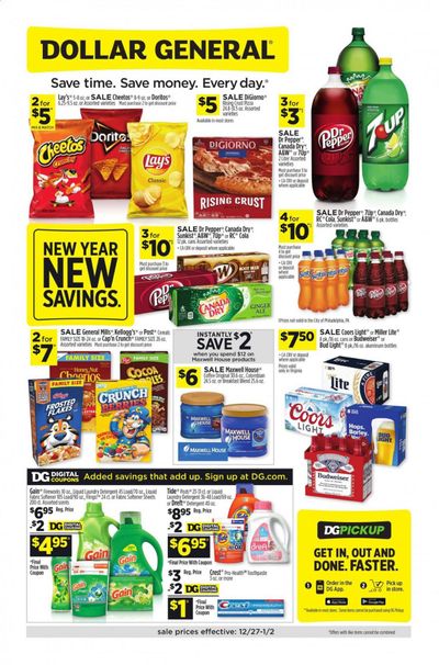 Dollar General (VA) Weekly Ad Flyer December 27 to January 2