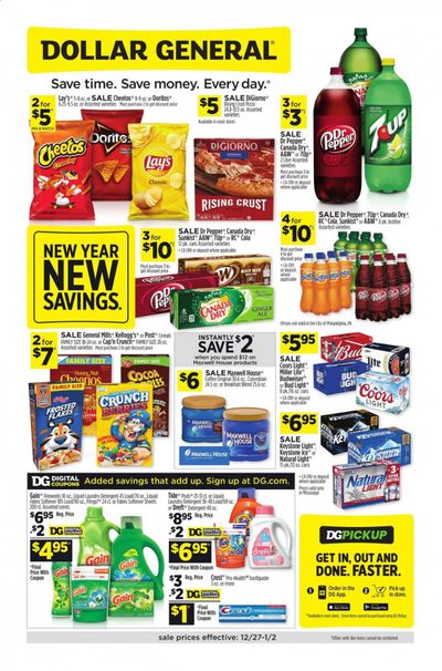 Dollar General (MS) Weekly Ad Flyer December 27 to January 2