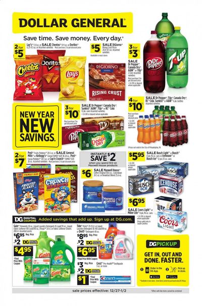 Dollar General (SC) Weekly Ad Flyer December 27 to January 2