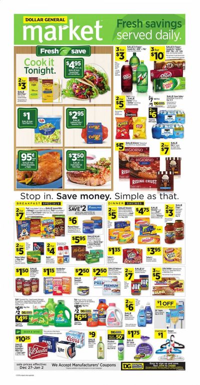 Dollar General (WV) Weekly Ad Flyer December 27 to January 2