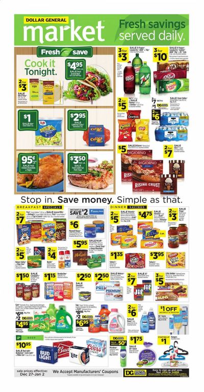 Dollar General (KY) Weekly Ad Flyer December 27 to January 2