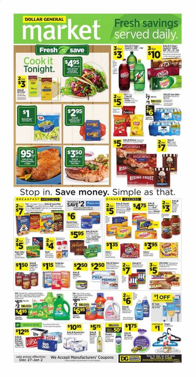 Dollar General (NC) Weekly Ad Flyer December 27 to January 2