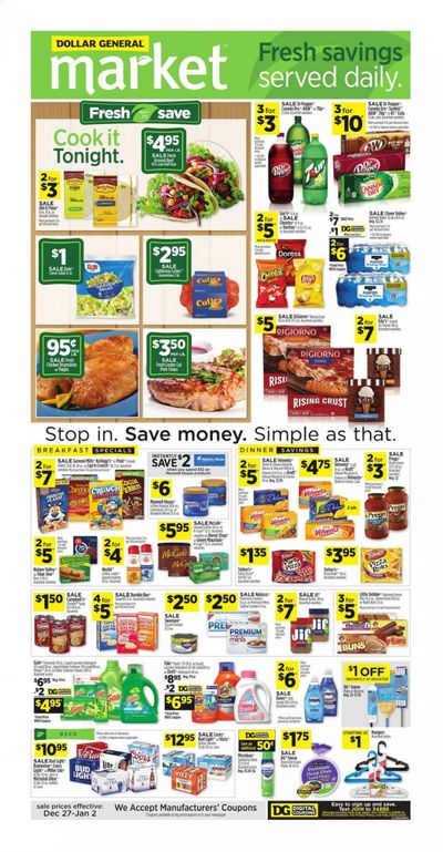 Dollar General (TN) Weekly Ad Flyer December 27 to January 2