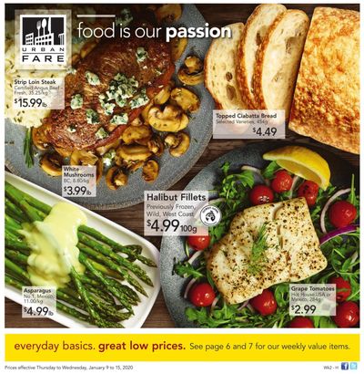 Urban Fare Flyer January 9 to 15