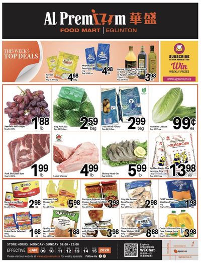 Al Premium Food Mart (Eglinton Ave.) Flyer January 9 to 15