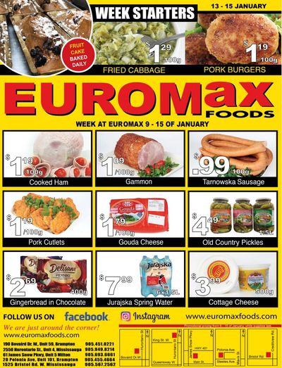 EuroMax Foods Flyer January 9 to 15