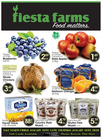 Fiesta Farms Flyer January 10 to 16