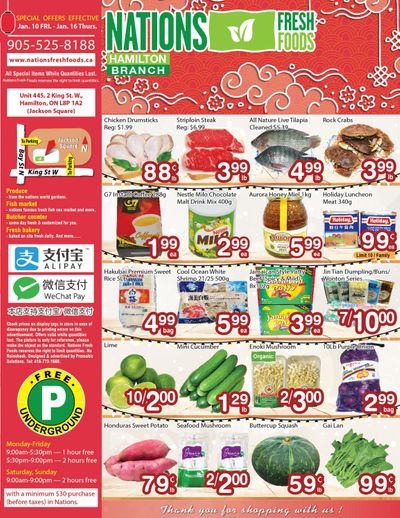 Nations Fresh Foods (Hamilton) Flyer January 10 to 16