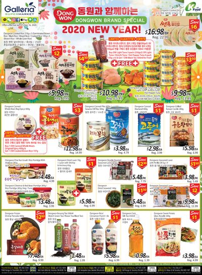 Galleria Supermarket Flyer January 10 to 16