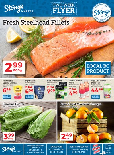 Stong's Market Flyer January 10 to 23