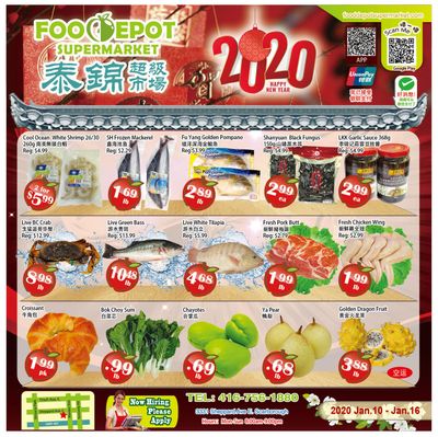 Food Depot Supermarket Flyer January 10 to 16