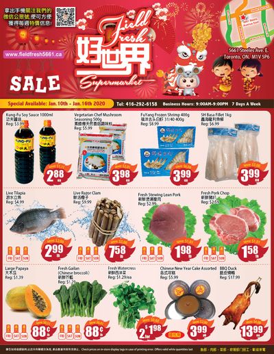 Field Fresh Supermarket Flyer January 10 to 16