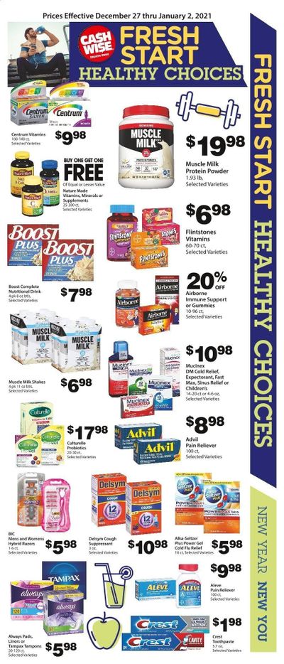 Cash Wise (MN, ND) Weekly Ad Flyer December 27 to January 2