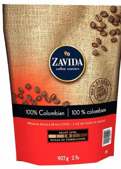 Zavida® - 100% Colombian Whole Bean Coffee 3 x 907 g Bags For $30.99 At Costco Canada