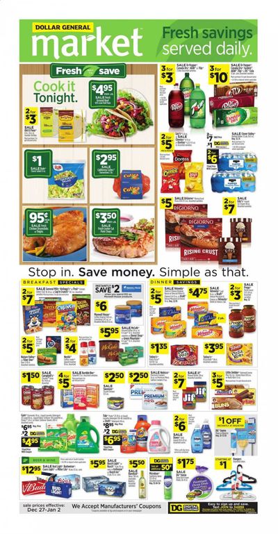 Dollar General (SC) Weekly Ad Flyer December 27 to January 2