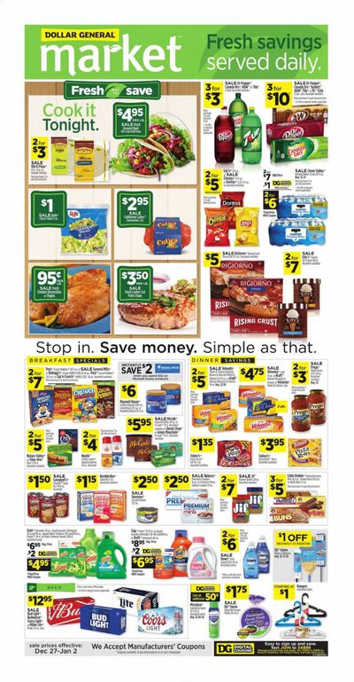Dollar General (MS) Weekly Ad Flyer December 27 to January 2