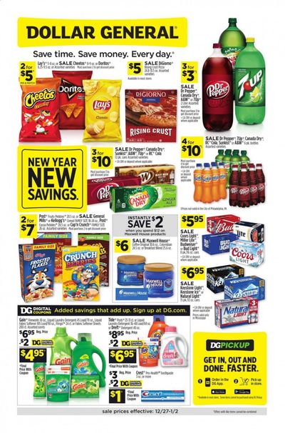 Dollar General (MS) Weekly Ad Flyer December 27 to January 2