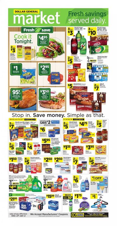 Dollar General (OK) Weekly Ad Flyer December 27 to January 2