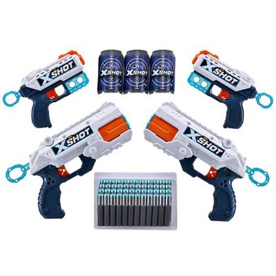 X-Shot Excel Double Kickback 6 Foam Dart Blaster Combo Value Pack by ZURU On Sale for $ 19.99 at Canadian Tire Canada