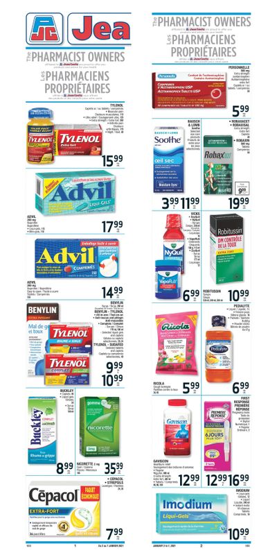 Jean Coutu (NB) Flyer January 2 to 7