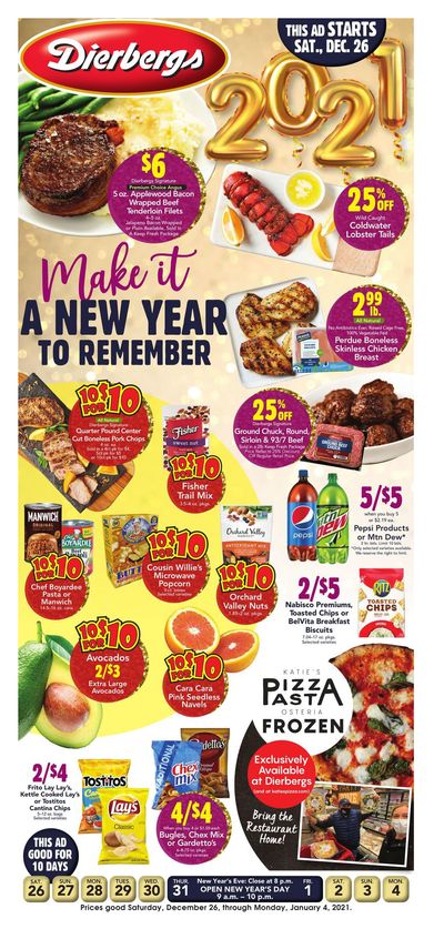 Dierbergs Markets Weekly Ad Flyer December 26, 2020 to January 4, 2021