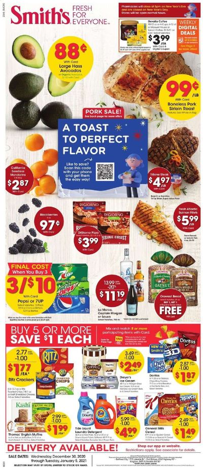 Smith's (AZ, ID, MT, NM, NV, UT, WY) Weekly Ad Flyer December 30 to January 5