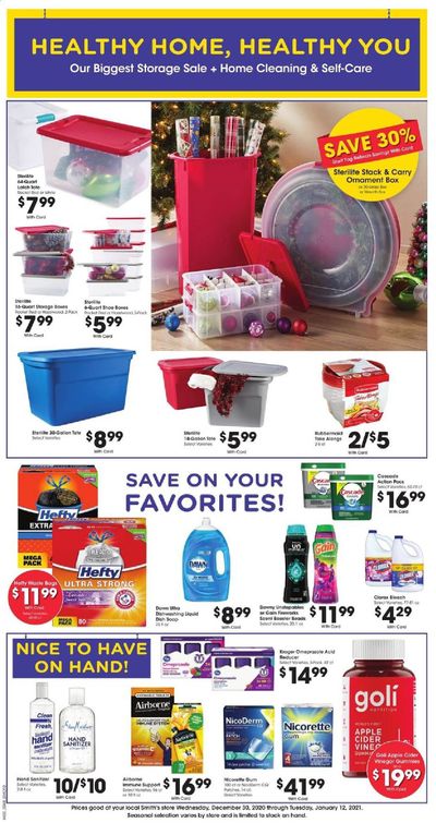Smith's (AZ, ID, MT, NM, NV, UT, WY) Weekly Ad Flyer December 30 to January 12