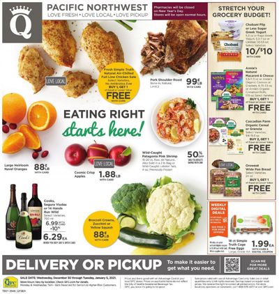 QFC Weekly Ad Flyer December 30 to January 5