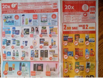 Shoppers Drug Mart Canada: 20x The Points Loadable Offer January 3rd & 4th
