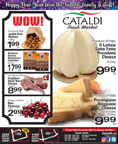 Cataldi Fresh Market Flyer December 29 to January 4