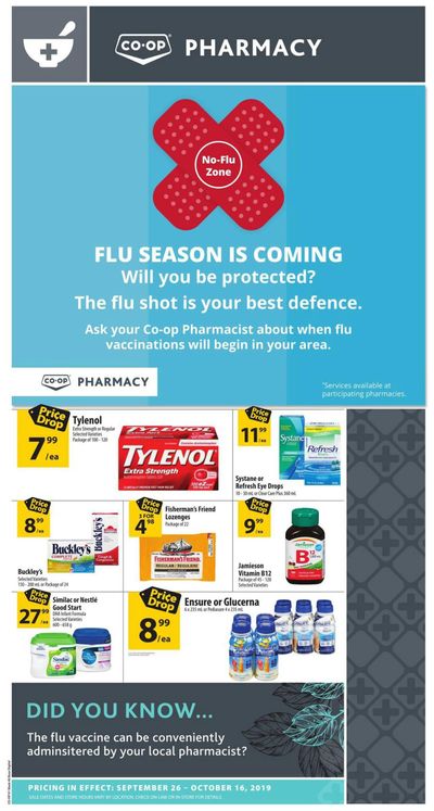 Co-op (West) Pharmacy Flyer September 26 to October 16