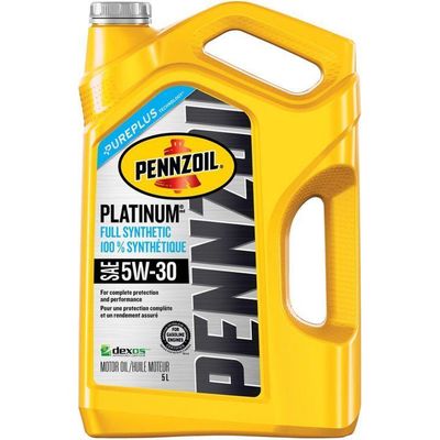 Pennzoil Platinum Synthetic Engine Oil, 5W30, 5-L On Sale for $ 22.79 at PartSource Canada