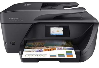 HP OfficeJet 6962 Wireless Colour Photo Printer with Scanner, Copier and Fax, Black (T0G26A#1HA) For $49.99 At Amazon Canada
