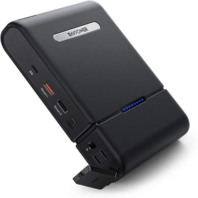 AC Outlet Portable Laptop Charger RAVPower 27000mAh 80W On Sale for $ 125.99 at Amazon Canada