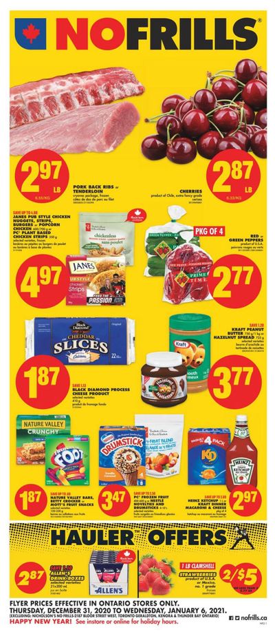 No Frills (ON) Flyer December 31 to January 6