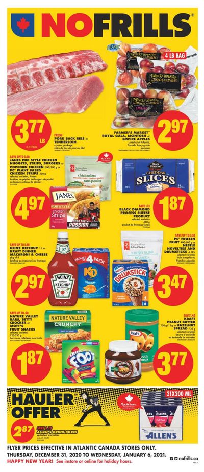 No Frills (Atlantic) Flyer December 31 to January 6