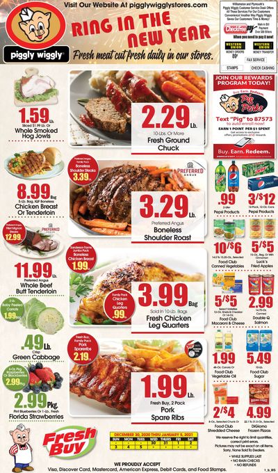 Piggly Wiggly (NC) New Year Weekly Ad Flyer December 30, 2020 to January 5, 2021