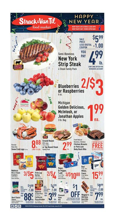 Strack & Van Til New Year Weekly Ad Flyer December 30, 2020 to January 5, 2021