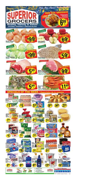 Superior Grocers New Year Weekly Ad Flyer December 30, 2020 to January 5, 2021
