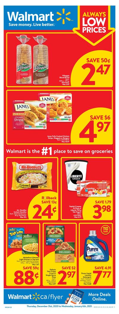 Walmart (West) Flyer December 31 to January 6
