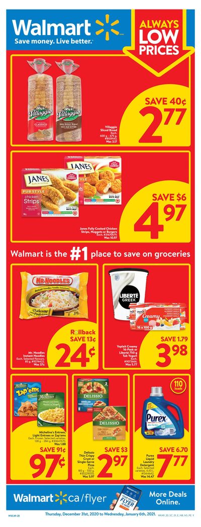 Walmart (Atlantic) Flyer December 31 to January 6 Walmart (Atlantic) Flyer December 31 to January 6