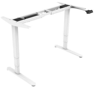 Sit-Stand Dual-Motor Height Adjustable ADR Desk Frame, Electric-White For $337.99 At PrimeCables Canada