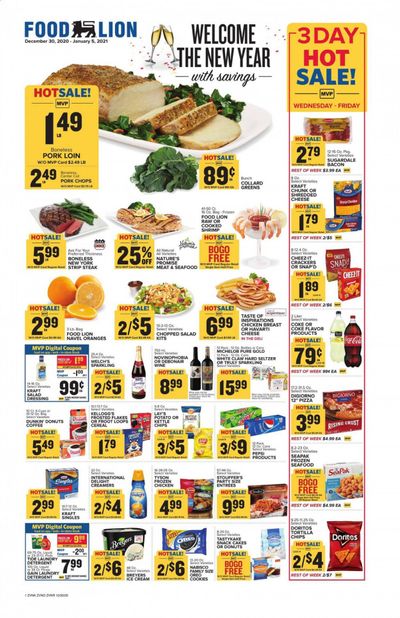 Food Lion (VA) Weekly Ad Flyer December 30 to January 5